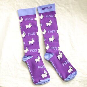 Figs New Llama Compression Socks Size M Digital Grape
